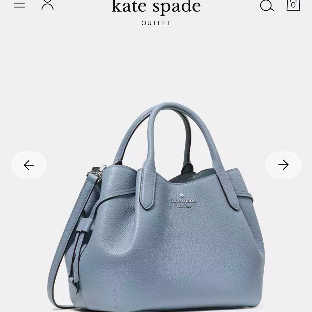 NWT Kate Spade Dumpling Satchel Small Pebbled Leather